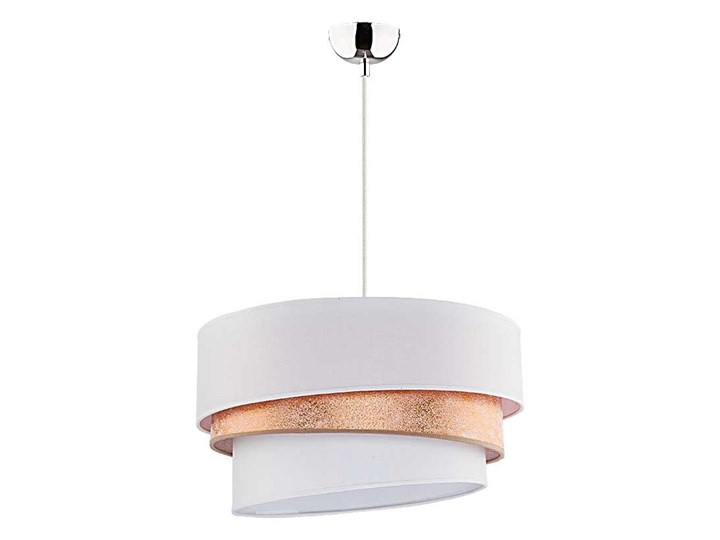 Żyrandol na lince TRIO 1xE27/40W/230V złota Metal Lampa z abażurem Kolor Złoty