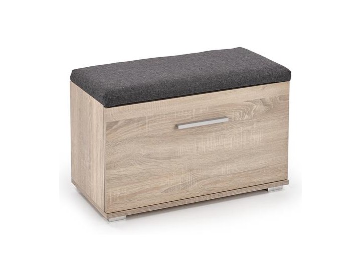 Szafka na buty z siedziskiem Drewno Płyta meblowa Płyta MDF Płyta laminowana Pomieszczenie Przedpokój Styl Minimalistyczny