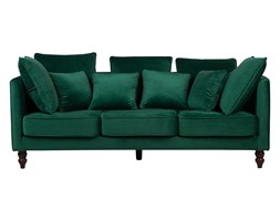 Sofa trzyosobowa tapicerowana zielona FENSTAD