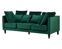 Sofa trzyosobowa tapicerowana zielona FENSTAD