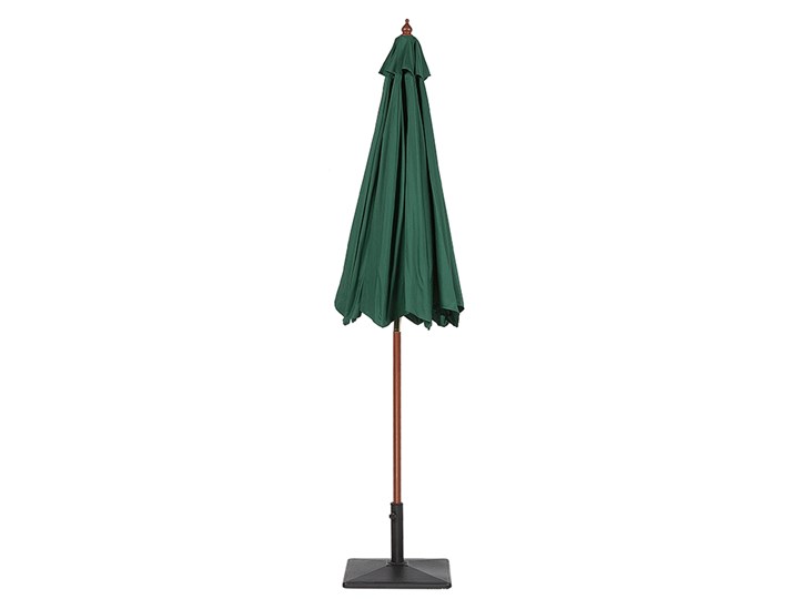 Parasol ogrodowy zielony składany duży 270 x 254 cm Kategoria Parasole ogrodowe Parasole Położenie nogi Centralne
