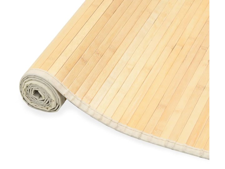 vidaXL Mata bambusowa na podłogę, 80 x 300 cm, naturalna 80x300 cm Syntetyk Nieregularny Chodniki Kolor Beżowy