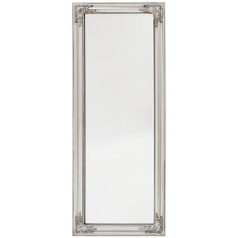 AGNES SILVER lustro srebrne prostokątne stylizowane, 132x52 cm