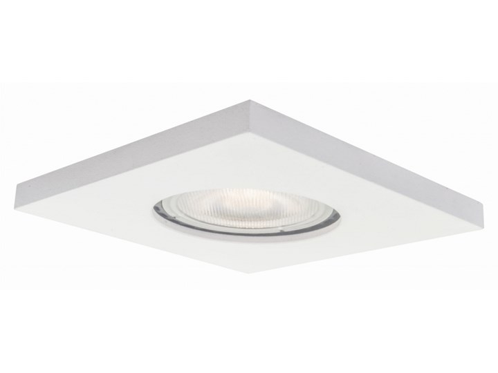 LAGOS 1 oprawa wpuszczana 1 x 50W GU10 kwadratowa biała szczelna prosta IP65 Light Prestige LP-440/1RS WH square Oprawa stropowa Oprawa halogenowa Kwadratowe Oprawa led Oprawa dekoracyjna Kolor Biały