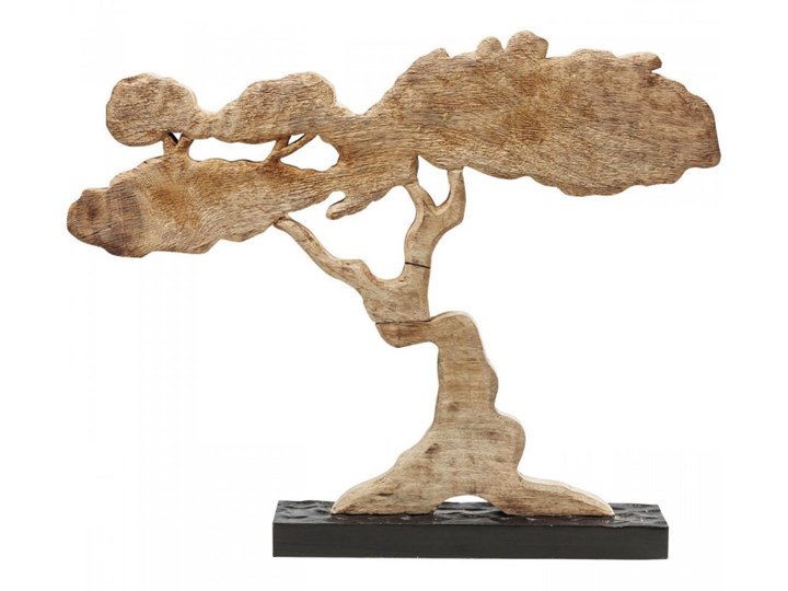 Dekoracja Tree Karoo Drewno Metal Metal Drewno