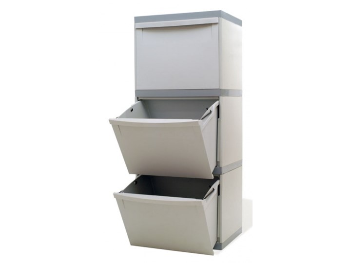 Zestaw koszy na segregowane odpady EKOMODUL, 3x30 l