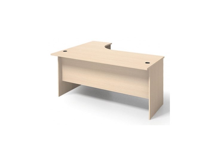 Biurko ergonomiczne prawe, brzoza Głębokość 120 cm Głębokość 80 cm Biurko narożne Głębokość 40 cm Biurko z nadstawką Płyta MDF Szerokość 140 cm Styl Nowoczesny