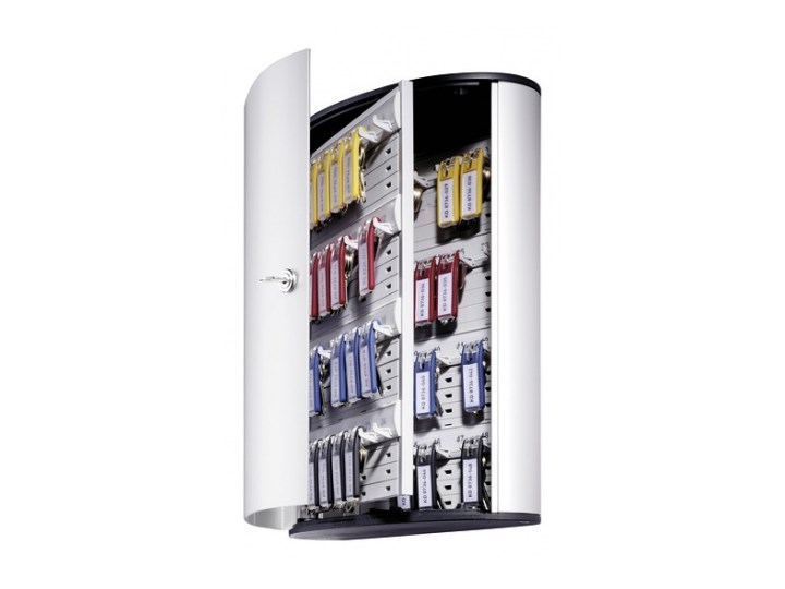 Szafka na klucze KEY BOX 48 kluczy Aluminium Kolor Czarny