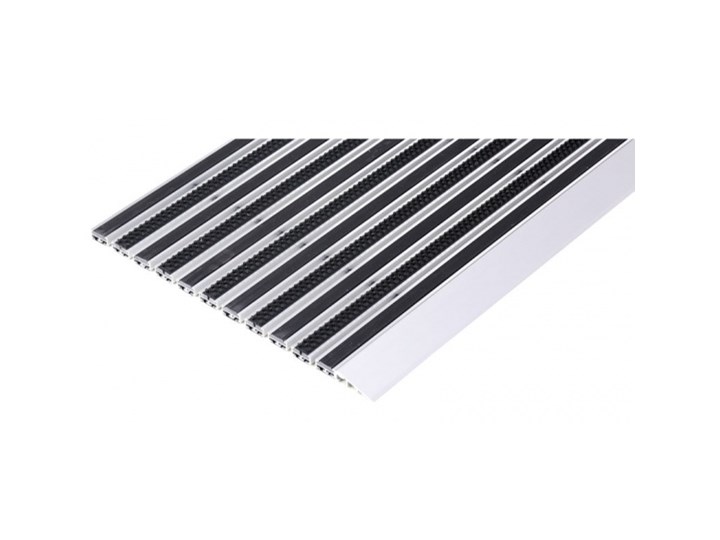 Mata czyszcząca z listwą początkową, aluminium, szczotki