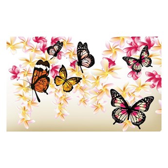 Kanwa Motyle na gałązkach 100 x 75 cm