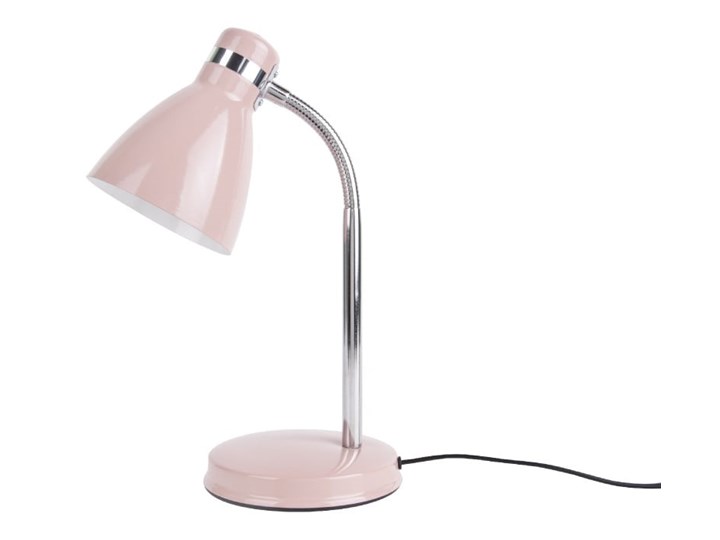 Różowa lampa stołowa Leitmotiv Study Kolor Różowy