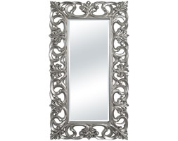 LUSTRO Designerskie APOLLO w srebrnej ramie w stylu Glamour prostokąt 92X167