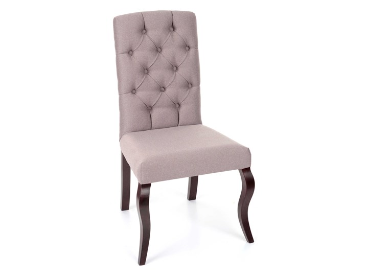 Krzesło Astoria pikowanie Chesterfield, nogi Ludwik Pikowane Tkanina Krzesło inspirowane Tapicerowane Drewno Styl Klasyczny