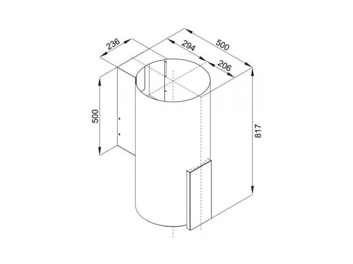VDB TUBE P IX Glass Kategoria Okapy