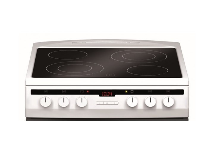 AMICA 618CE3.332HTaQ (W) Szerokość 60 cm Rodzaj płyty grzewczej Ceramiczna
