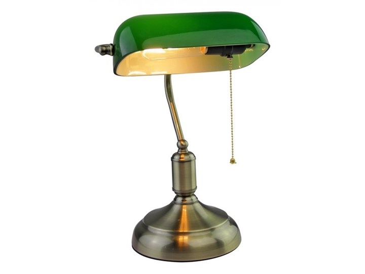 Lampa stołowa BANKER 1xE27/60W/230V Wysokość 36 cm Lampa dekoracyjna Kategoria Lampy stołowe Styl Vintage