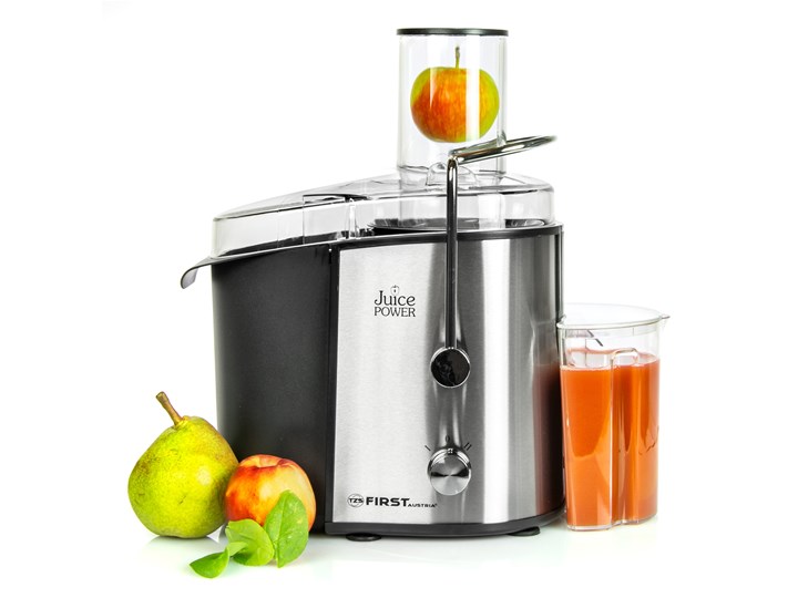 Sokowirówka Na Całe Owoce 800W Bpa Free Stal Inox SOKOWIRÓWKA INOX 800W MOCNA BPA FREE FIRST AUSTRIA