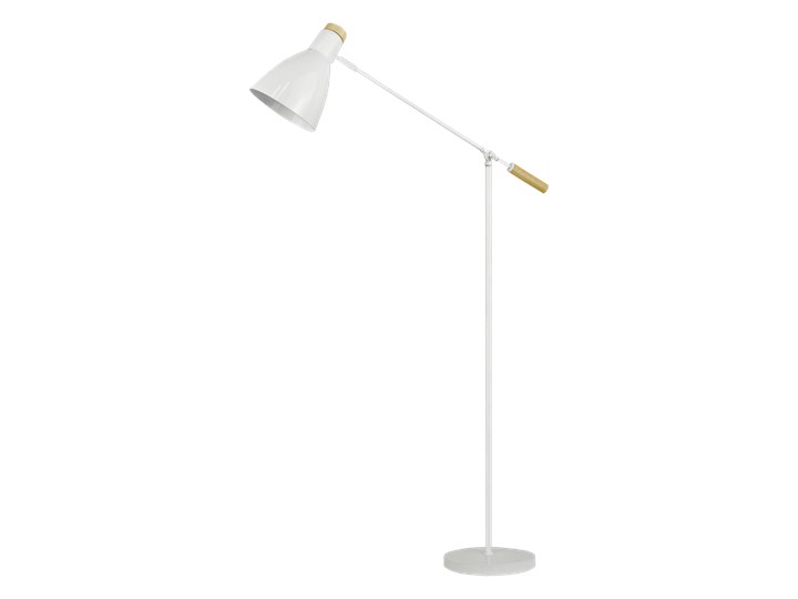 SELSEY Lampa podłogowa Costarica Drewno Metal Lampa z kloszem Kategoria Lampy podłogowe Styl Skandynawski