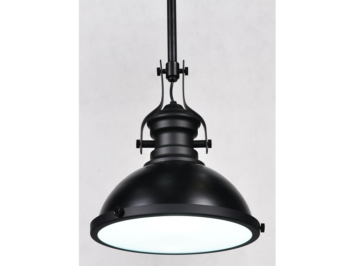 LAMPA WISZĄCA INDUSTRIALNA CZARNA ELIGIO W1 Lampa przemysłowa Metal Szkło Kolor Czarny