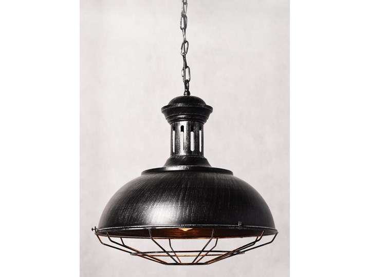 LAMPA WISZĄCA INDUSTRIALNA LOFT STARE SREBRO BOCCATO Lampa z kloszem Metal Lampa z abażurem Kategoria Lampy wiszące