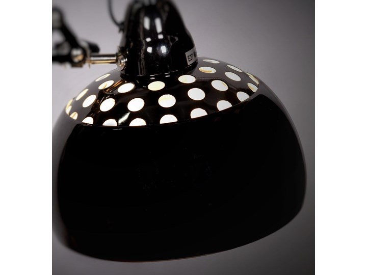 LAMPA BIURKOWA GRAFITOWA RIGORRIA Lampa z abażurem Metal Lampa gabinetowa Kategoria Lampy stołowe Lampa z kloszem Wysokość 70 cm Kolor Szary