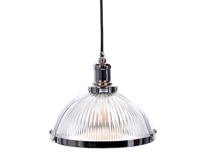 LAMPA WISZĄCA LOFT CHROMOWANA BRICO Lampa z kloszem Lampa z abażurem Pomieszczenie Sypialnia Szkło Metal Pomieszczenie Salon