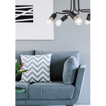 CHARLIE lampa sufitowa 5-punktowa czarna