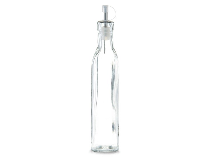 Dozownik do oliwy, octu, szklanka butelka, 270 ml, ZELLER Stal nierdzewna Pojemnik na ocet i oliwę Szkło Tworzywo sztuczne Kategoria Przyprawniki Kolor Szary
