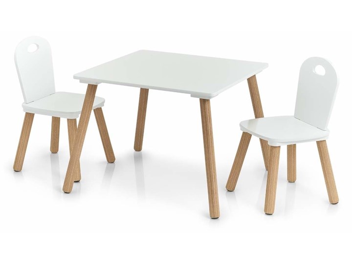 Zestaw mebelków dla dzieci Scandi, 2 krzesła + stolik,meble dla dzieci ZELLER W zestawie Z szafą Pomieszczenie Pokój przedszkolaka