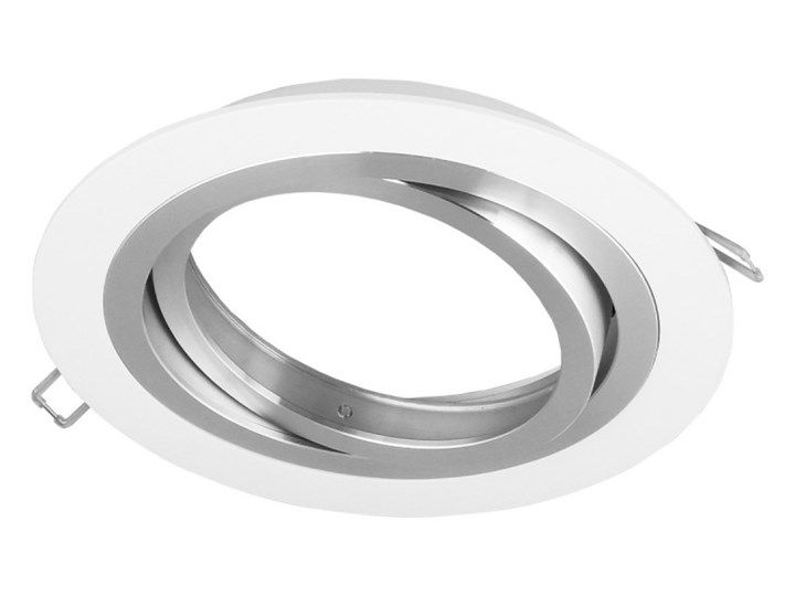 Pojedyncza ruchoma podtynkowa oprawa ES111 AR111 QR111 biała matowa biały mat aluminiowa Oprawa ruchoma Oprawa stropowa Oprawa halogenowa Oprawa led Okrągłe Kategoria Oprawy oświetleniowe