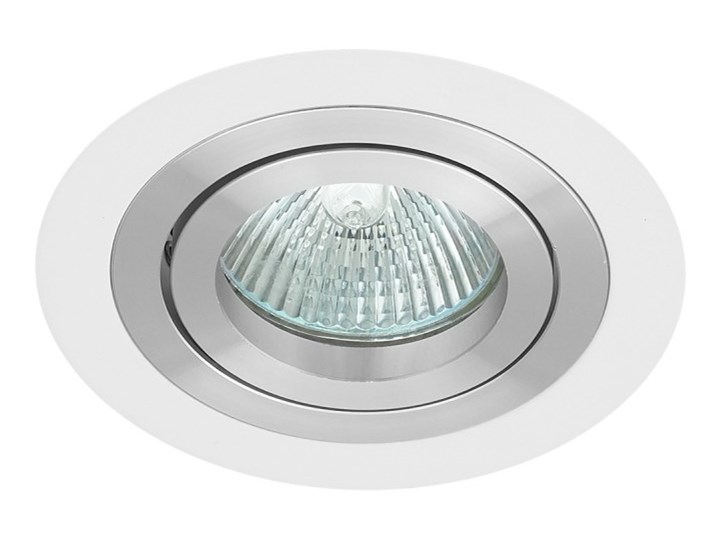 Okrągła round movable fixture sufitowa ruchoma podtynkowa oprawa MR16 GU10 GU5.3 aluminium white matt Oprawa stropowa Oprawa ruchoma Okrągłe Oprawa led Oprawa halogenowa Kolor Biały