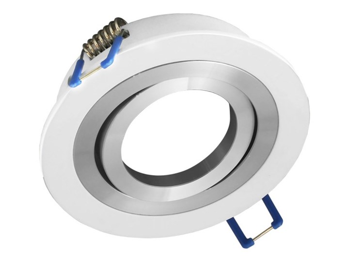 Okrągła round movable fixture sufitowa ruchoma podtynkowa oprawa MR16 GU10 GU5.3 aluminium white matt Oprawa led Oprawa stropowa Okrągłe Oprawa ruchoma Oprawa halogenowa Kolor Biały