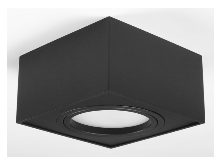 Nowoczesna oprawa sufitowa GX53 kwadrat ruchoma czarna czarny mat aluminiowa Kwadratowe Oprawa led Oprawa ruchoma Oprawa stropowa Oprawa halogenowa Kategoria Oprawy oświetleniowe
