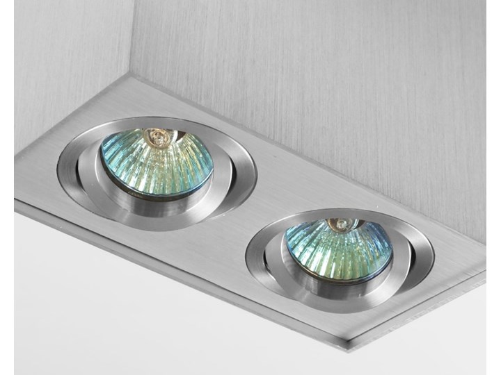 Nowoczesna podwójna sufitowa oprawa natynkowa prostokąt MR16 aluminium aluminiowa GU10 Prostokątne Oprawa stropowa Oprawa led Oprawa halogenowa Kategoria Oprawy oświetleniowe
