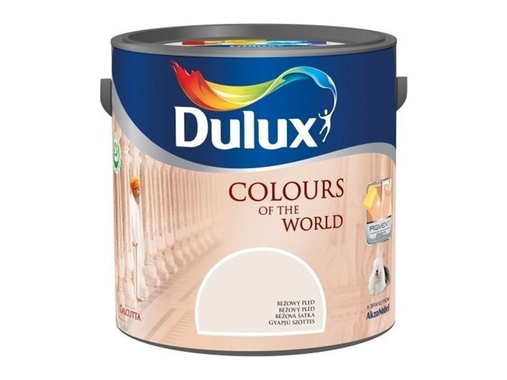 DULUX KOLORY ŚWIATA BEŻOWY PLED 2.5L Farby do wnętrz Lateksowa