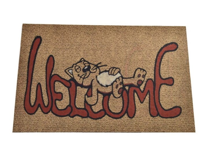 Wycieraczka Welcome Cat, 70x45 cm Kategoria Wycieraczki