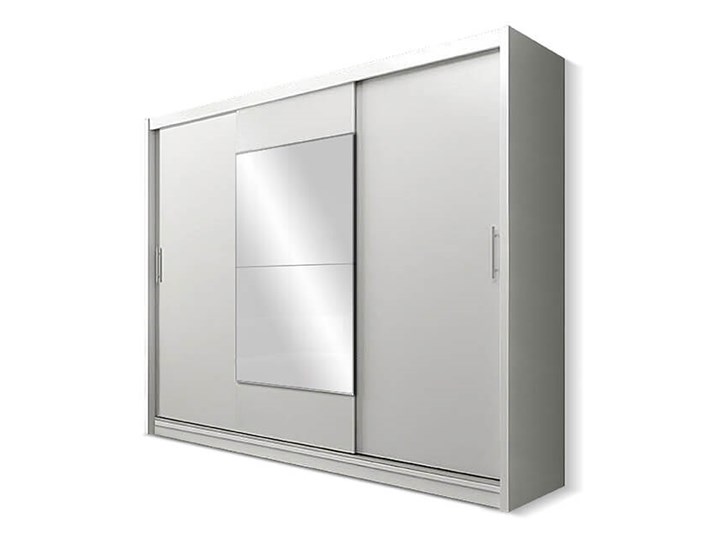 SELSEY Szafa z lustrem Kier Płyta laminowana Płyta MDF Metal Rodzaj drzwi Przesuwne