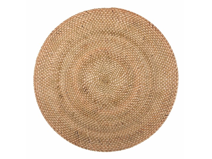Naturalna rattanowa mata stołowa Tiseco Home Studio, ⌀ 36 cm Podkładka pod talerz Tkanina Kategoria Podkładki kuchenne