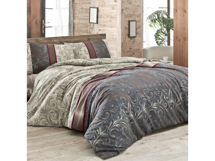 SELSEY Komplet pościeli Golden Pattern 160x220 cm z poszewką na poduszkę 50x70 cm i z prześcieradłem Bawełna Bawełna syntetyczna 160x240 cm Poliester 160x200 cm Wzór Ornamenty