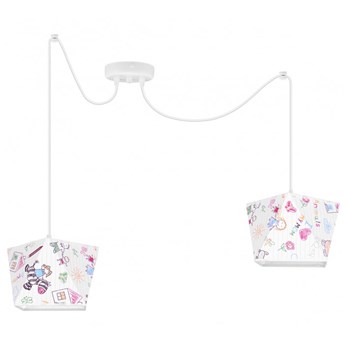Lampa Wisząca do Pokoju Dziecka Abażur Nowoczesna