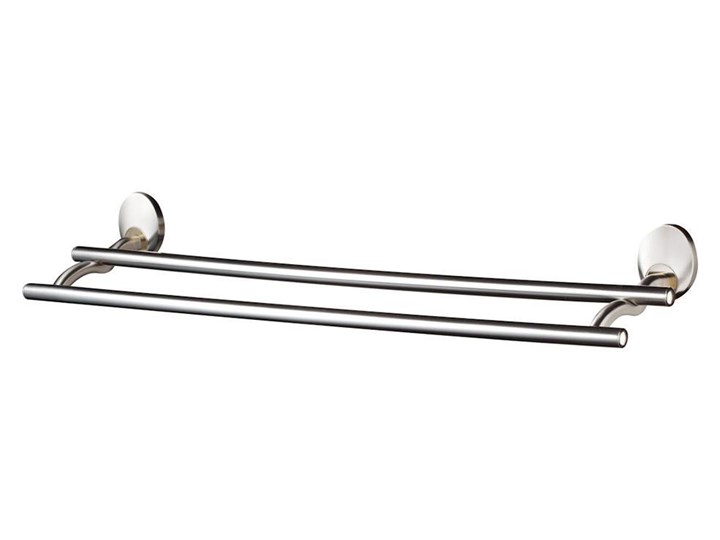 03577 PASSION WIESZAK KĄPIELOWY PODWÓJNY 610 MM SATYNA / NIKIEL / ZŁOTO Aluminium Ścienny Aluminium