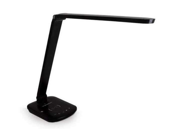 Lampa biurkowa LIGHT06 czarana z ładowarką indukcyjną Lampa regulowana