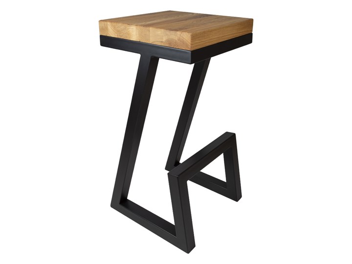 Krzesło barowe HOKER T - loft - industrial 65 cm