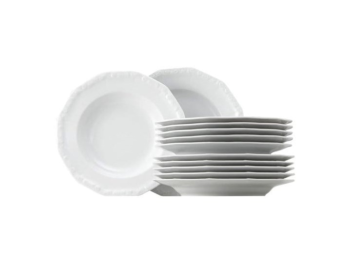 ROSENTHAL Maria serwis obiadowy 12el - biały, zestaw, porcelana premium