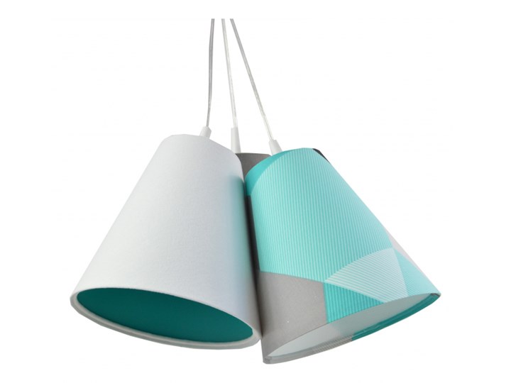 Lampa wisząca Dzwoneczki Geometrix Cyjan