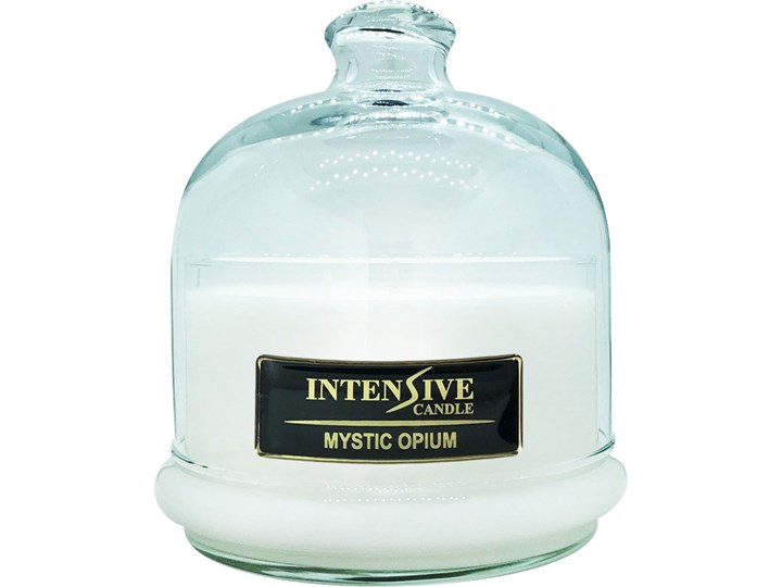 INTENSIVE COLLECTION 100% Soy Wax Premium Candle B2 Jar świeca zapachowa w szkle z kloszem 100% wosk sojowy - Mystic Opium