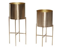 Doniczka Brass 2 szt ~ Hubsch