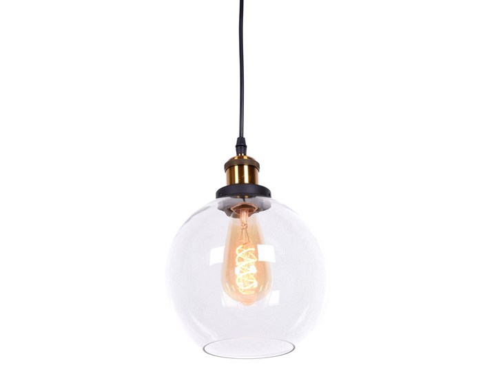 LAMPA WISZĄCA LOFT PRZEZROCZYSTA NAVARRO Lampa kula Metal Lampa z kloszem Szkło Ilość źródeł światła 1 źródło