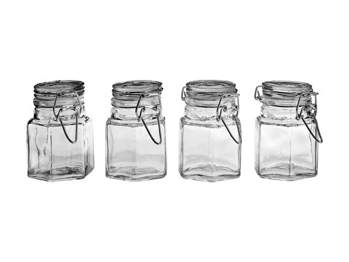 Zestaw 4 szklanych słoiczków na przyprawy Premier Housewares