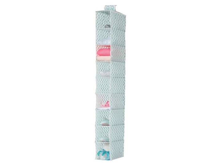 Zielony organizer wiszący z 9 przegródkami Compactor, szer. 15 cm Kategoria Akcesoria meblowe do garderoby